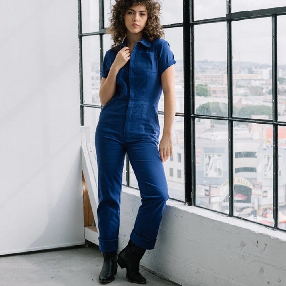 Atwyld - Royal Blue Women's “Pit Crew Jumpsuit”